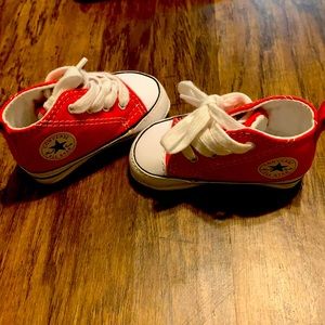 Newborn Red Converse